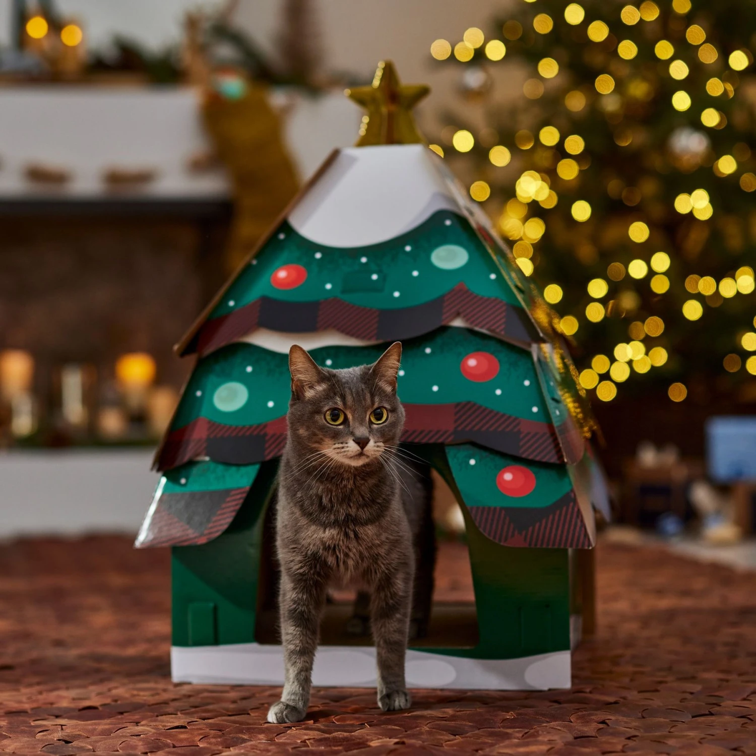 Frisco Holiday Christmas Tree Cardboard Cat House Frisco Holiday Christmas Tree Cardboard Cat House -Pet Store 360879 PT4. AC SS1800 V1695648149