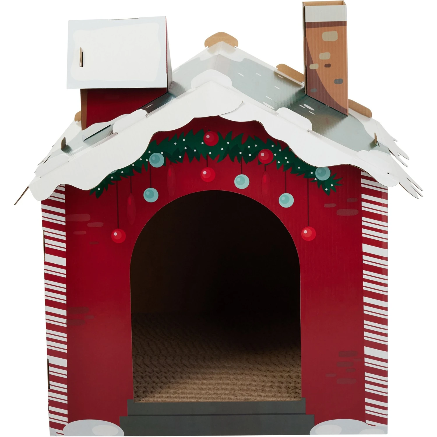 Frisco Holiday Santa's Workshop Cardboard Cat House Frisco Holiday Santa's Workshop Cardboard Cat House -Pet Store 360881 PT2. AC SS1800 V1661890134