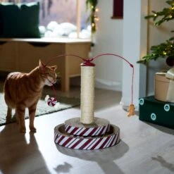 Frisco Holiday Gingerbread Interactive Cat Scratcher Cat Toy With Catnip -Pet Store 360897 PT3. AC SS1800 V1661874178
