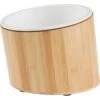 Frisco Elevated Slanted Bamboo Melamine Non-Skid Dog Bowl With Bamboo Stand -Pet Store 363387 MAIN. AC SS1800 V1657657267
