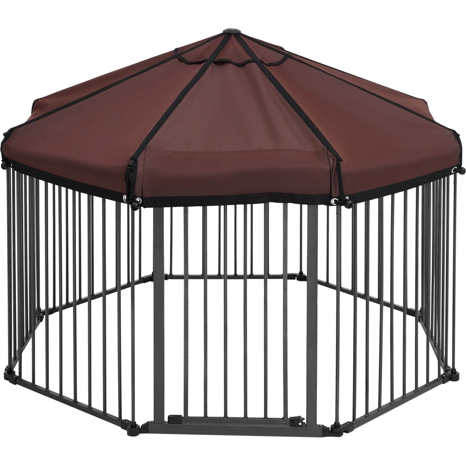 Frisco Outdoor Galvanized Steel 8-Panel Configurable Gate and Playpen with Oxford Roof Frisco Outdoor Galvanized Steel 8-Panel Configurable Gate And Playpen With Oxford Roof -Pet Store 507086 PT3. AC SS1800 V1666021842