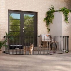Frisco Outdoor Galvanized Steel 8-Panel Configurable Gate And Playpen With Oxford Roof 6 Frisco Outdoor Galvanized Steel 8-Panel Configurable Gate And Playpen With Oxford Roof -Pet Store 507086 PT4. AC SS1800 V1668631346