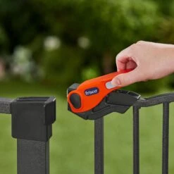 Frisco Outdoor Steel Arch Extra Tall Auto-Close Dog Gate -Pet Store 507102 PT4. AC SS1800 V1668631342