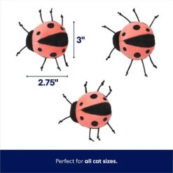 Frisco Spring Potted Plant And Ladybugs Interactive Plush Cat Toy With Catnip 4 Frisco Spring Potted Plant And Ladybugs Interactive Plush Cat Toy With Catnip -Pet Store 541542 PT2. AC SS1800 V1672780518