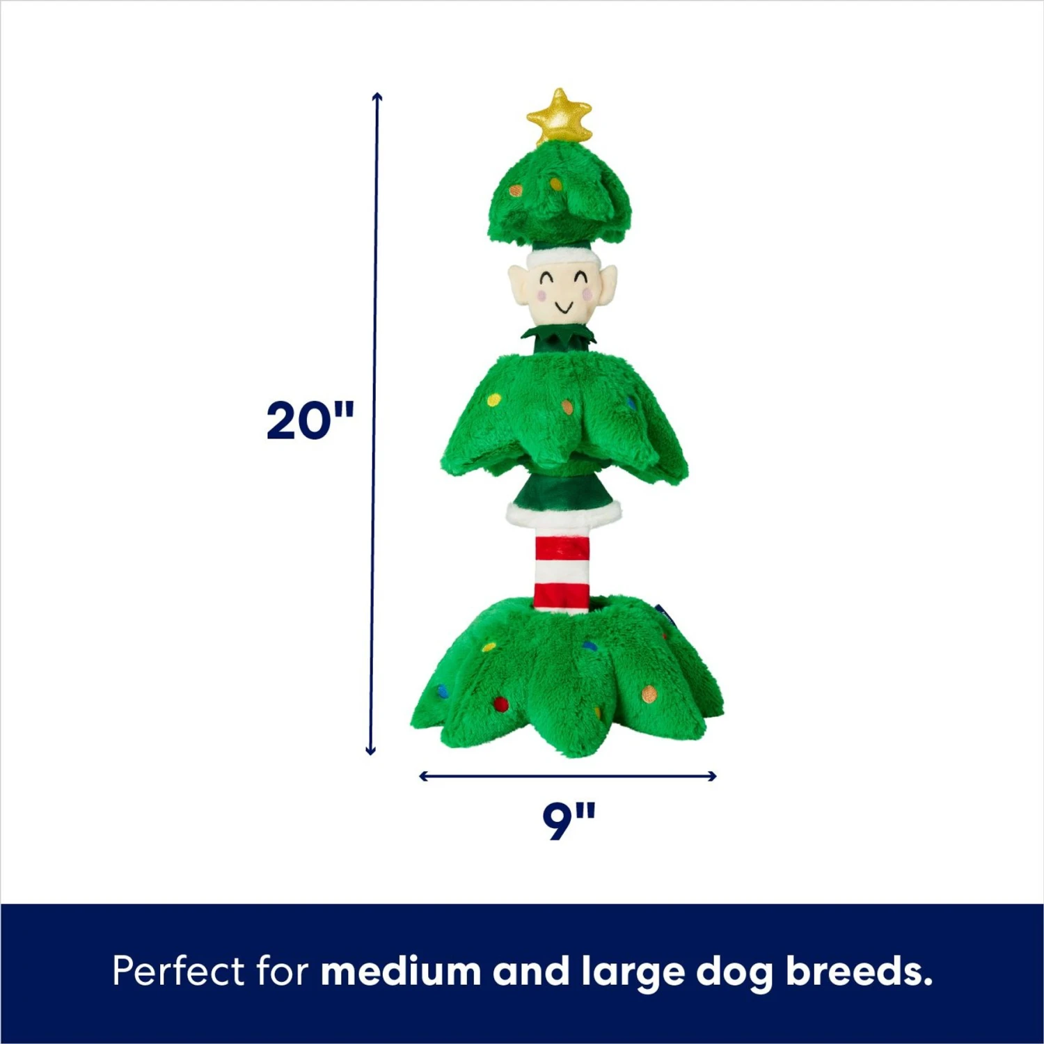 Frisco Holiday Elf in a Tree Bungee Plush Squeaky Dog Toy Frisco Holiday Elf In A Tree Bungee Plush Squeaky Dog Toy -Pet Store 739846 PT1. AC SS1800 V1694809430
