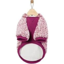 Frisco Textured Wubby 2-Tone Fleece Dog & Cat Hoodie -Pet Store 742406 PT4. AC SS1800 V1693234032