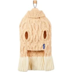 Frisco Cable Knit Dog & Cat Sweater Dress With Velvet Bow -Pet Store 745838 PT5. AC SS1800 V1694793759