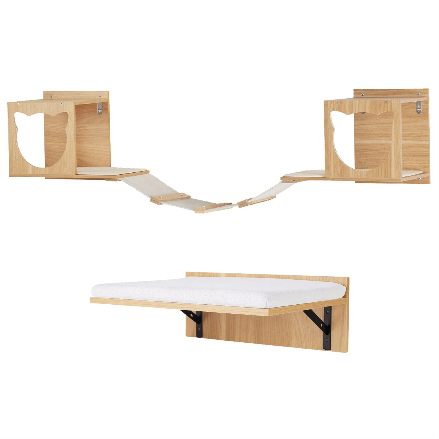 Frisco Cushioned Wall Mounted Cat Wall Shelf & Frisco Cat Silhouette with Bridge Wall Mounted Cat Wall Shelves Frisco Cushioned Wall Mounted Cat Wall Shelf & Frisco Cat Silhouette With Bridge Wall Mounted Cat Wall Shelves -Pet Store 785550 MAIN. AC SS1800 V1677600277