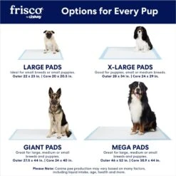 Frisco Mega Non-Skid Ultra Premium Dog Training & Potty Pads 4 Frisco Mega Non-Skid Ultra Premium Dog Training & Potty Pads -Pet Store 793822 PT3. AC SS1800 V1683033861