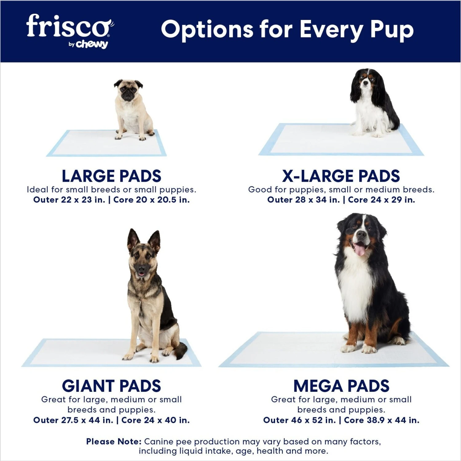 Frisco Mega Non-Skid Ultra Premium Dog Training & Potty Pads Frisco Mega Non-Skid Ultra Premium Dog Training & Potty Pads -Pet Store 793822 PT3. AC SS1800 V1683033861