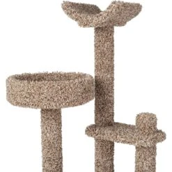 Frisco 64-in Real Carpet Wooden Cat Tree And Condo -Pet Store 914950 PT3. AC SS1800 V1697733163