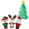 Frisco Holiday Santa's Helpers Plush Squeaky Dog Toy, 3 Count & Frisco Holiday Tree Thin Plush Squeaky Dog Toy 1 Frisco Holiday Santa's Helpers Plush Squeaky Dog Toy, 3 Count & Frisco Holiday Tree Thin Plush Squeaky Dog Toy -Pet Store 986222 MAIN. AC SS1800 V1698257736